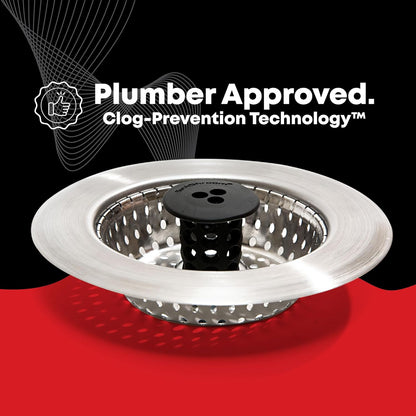 Kitchen SinkShroom Universal Sink Drain Strainer for Simple, Functional Kitchens with Neutral Finishes