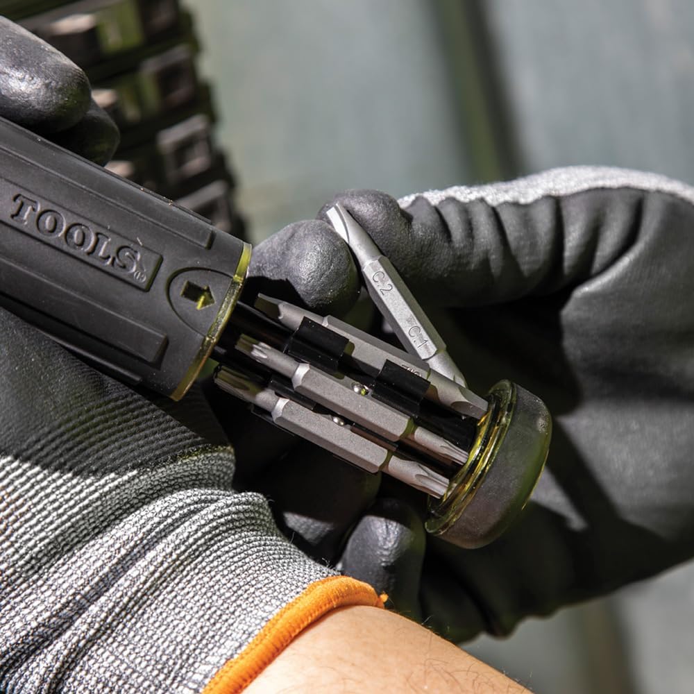 Klein Tools 15-in-1 Screwdriver – Service Van Productivity Upgrade for Contractors and Techs