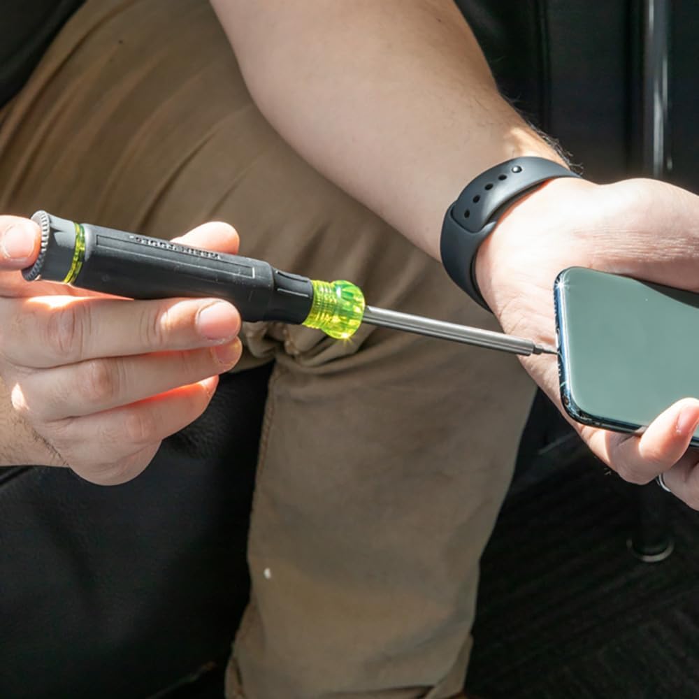 Klein Tools 27-in-1 Magnetic Screwdriver for Mobile Device Repair and Laptop Maintenance Workflows