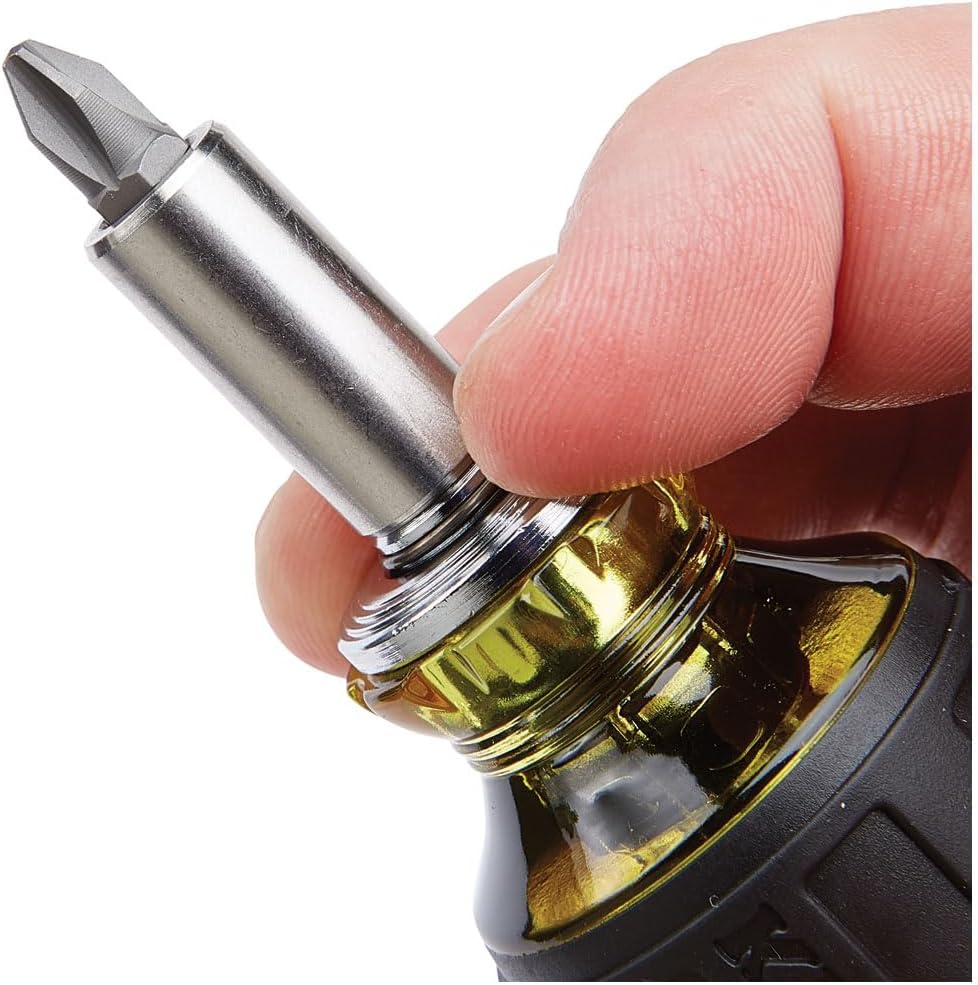 Klein Tools 32308 Adjustable Stubby Driver – One Tool for Fast Recessed Fastener Work in Service Trucks