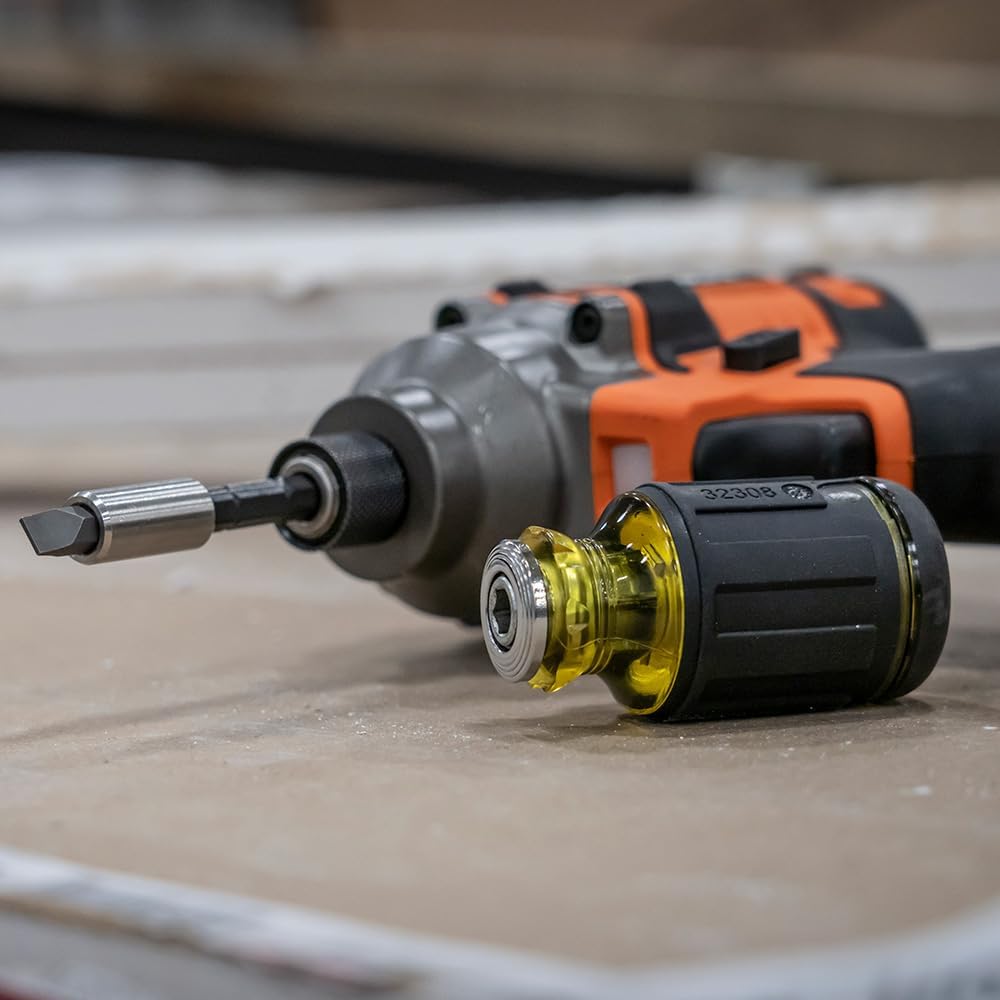 Klein Tools 32308 Adjustable Stubby Driver – One Tool for Fast Recessed Fastener Work in Service Trucks
