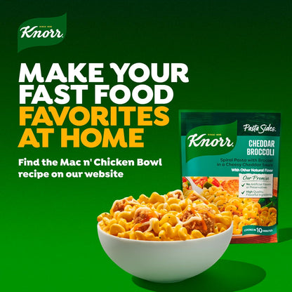 Knorr Pasta Sides Cheddar Broccoli Fusilli – 14 Flavor Variety Pack to Keep Weeknight Meals Nourishing and Fresh