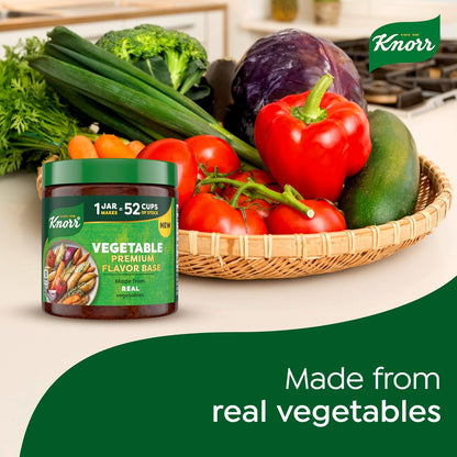 Knorr Premium Real-Vegetable Broth Concentrate for Clean-Label Wellness Cooking and Evening Wind-Down