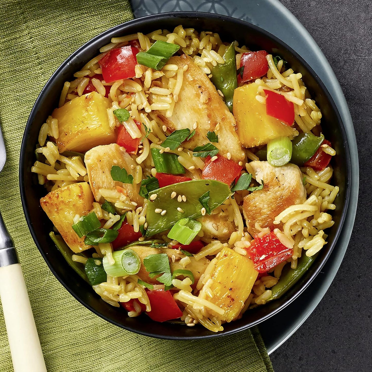 Knorr Rice Sides Chicken Fried Rice – Microwaveable Dinner Side for Late Worknight Routines