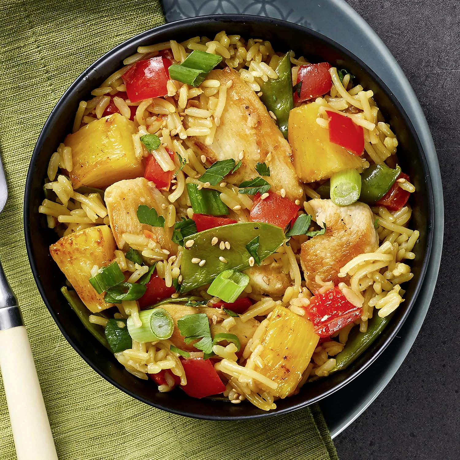 Knorr Rice Sides Chicken Fried Rice – Microwaveable Dinner Side for Late Worknight Routines