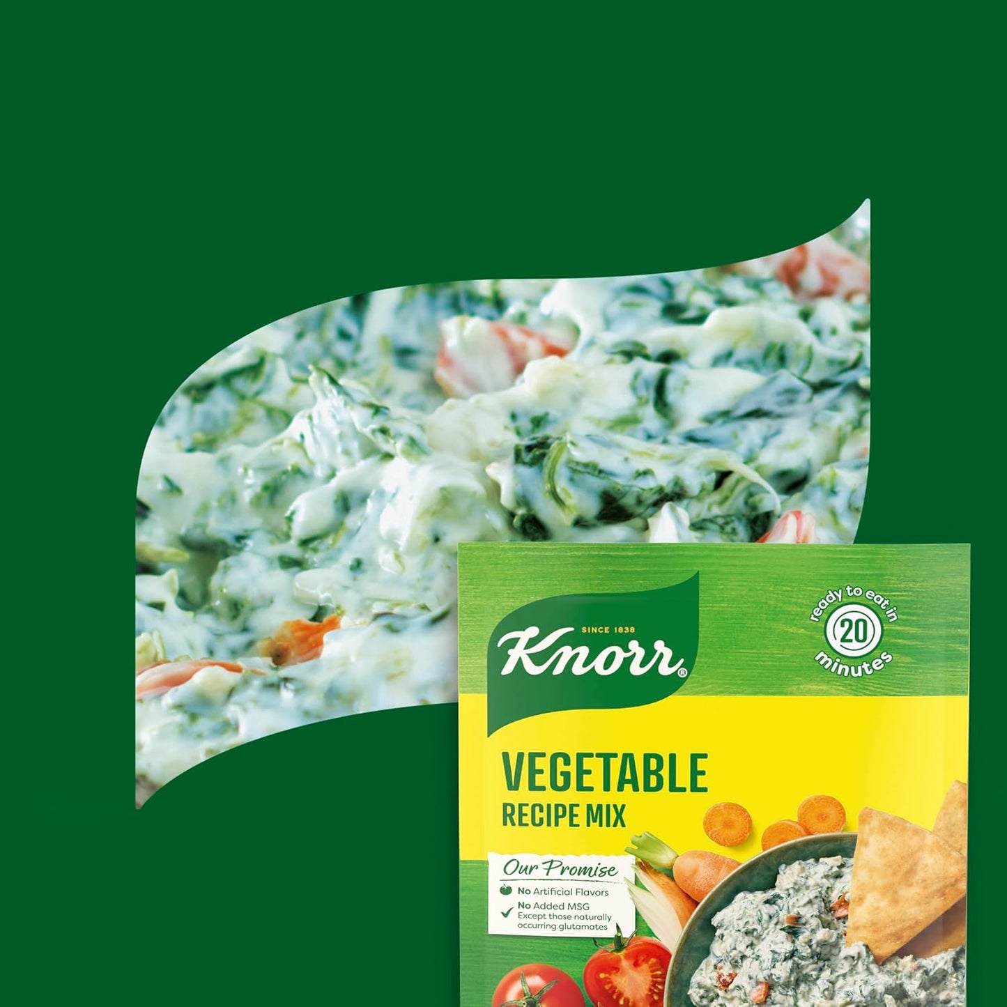 Knorr Vegetable Recipe Mix for 20-Minute Lunches and Focus-Friendly Pantry Staples 1.4 oz