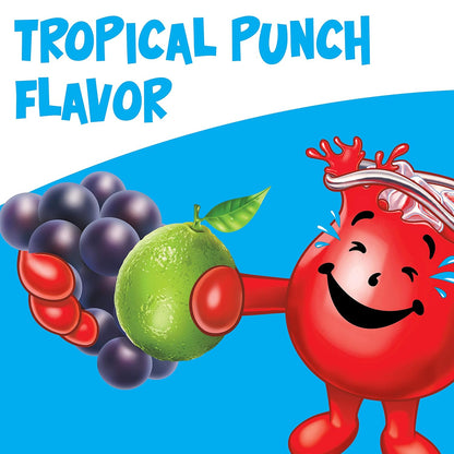 Kool-Aid Tropical Punch 19 oz Canister – Refreshing Party Drink for Outdoor Gatherings