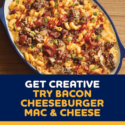 Kraft Deluxe Mac & Cheese Dinner – Safe Kid-Approved Pantry Staple for Family Meals, 3 Pack