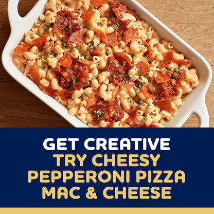 Kraft Deluxe White Cheddar Garlic & Herbs Mac and Cheese – Warm Wind-Down Dinner, Mild Garlic Herb Pasta
