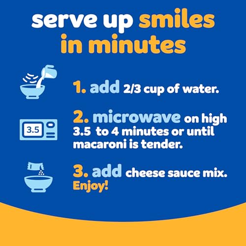 Kraft Easy Mac Original Macaroni & Cheese – Quick Kid-Friendly Dinner Side for Family Meals