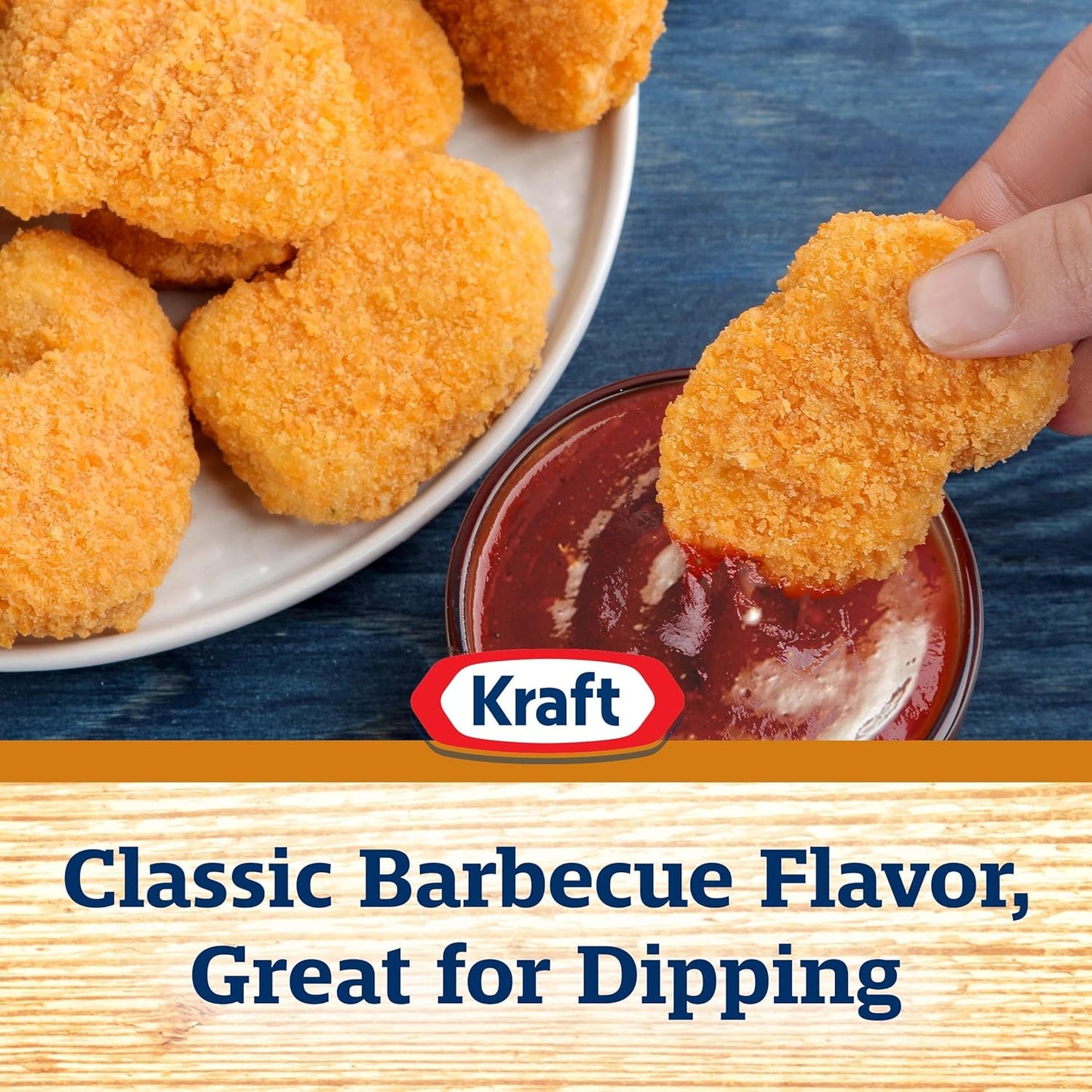 Kraft Honey BBQ Sauce 18 oz – Outdoor Cookout Glaze for Brisket, Chicken Thighs and Ham on the Grill