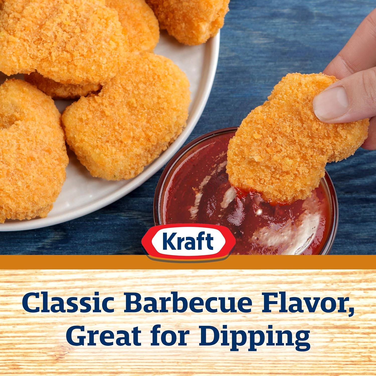 Kraft Honey BBQ Sauce 18 oz – Outdoor Cookout Glaze for Brisket, Chicken Thighs and Ham on the Grill