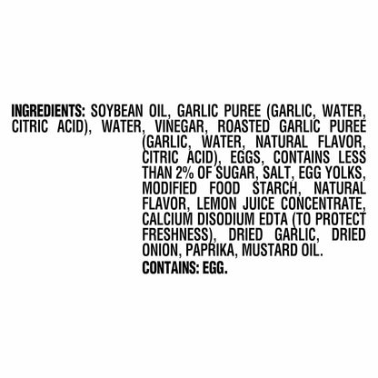 Kraft Mayo Garlic Aioli (12 oz) – Outdoor Entertaining Spread for Hot Dogs, Brats, and Grilled Chicken