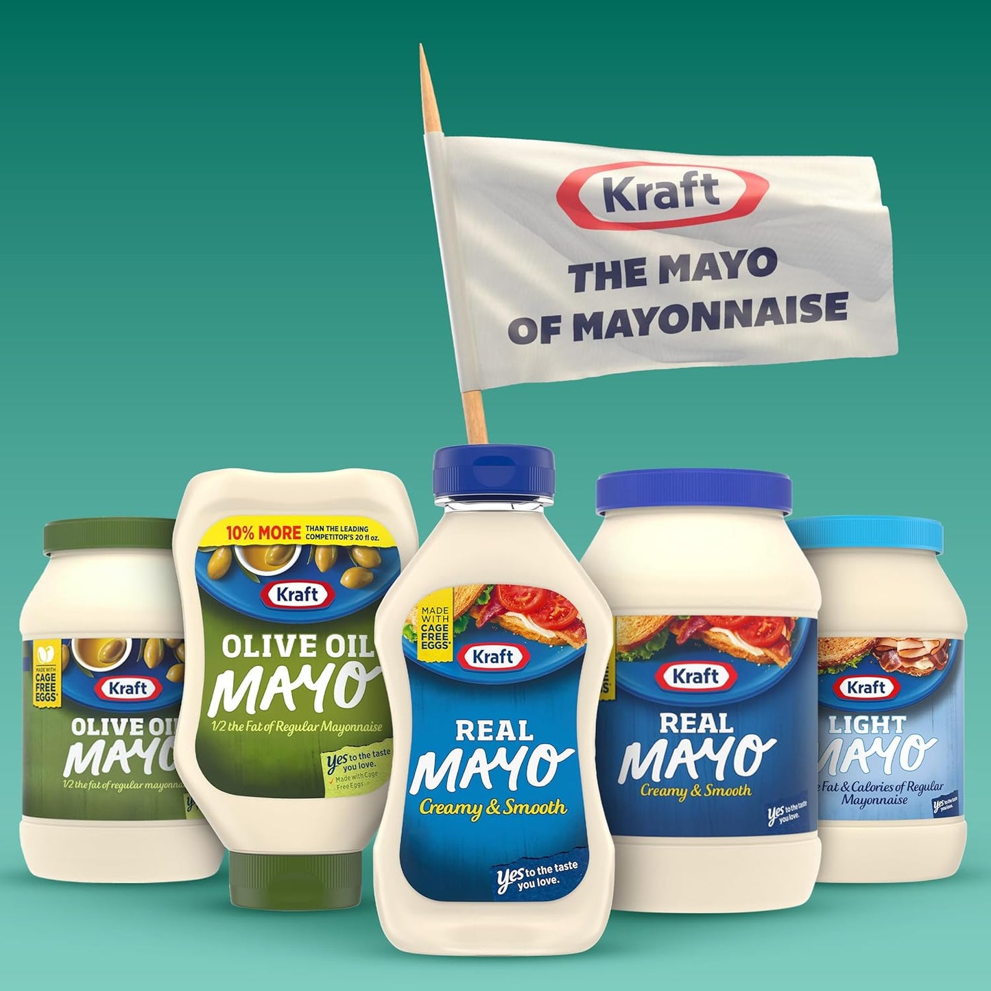 Kraft Real Mayo – Trusted Creamy Mayo for Kids' Parties, Lunchbox Prep, and Family Dinners