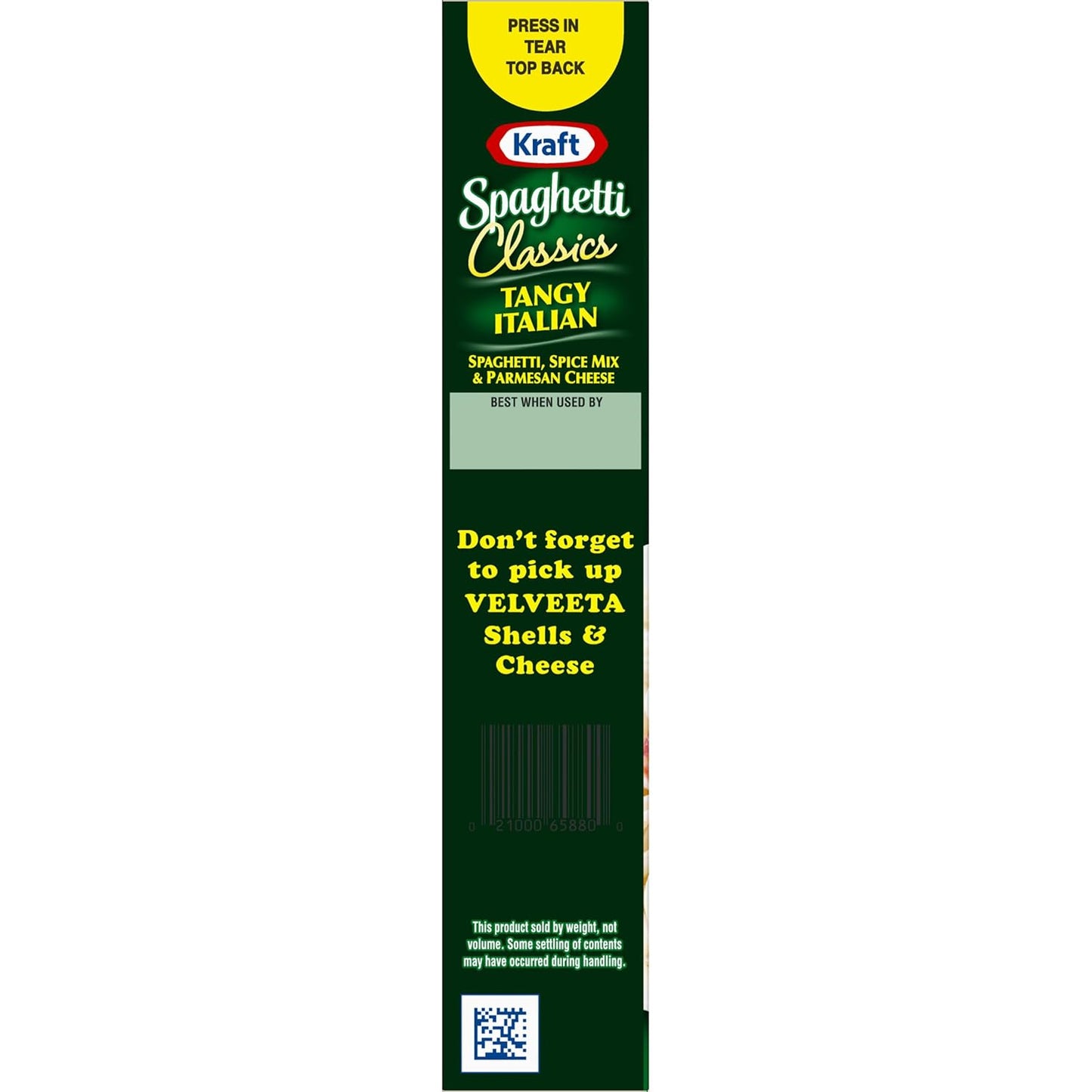 Kraft Spaghetti Classics — Pantry-Staple Italian Dinner for Busy Parents Feeding the Whole Family, 8 oz