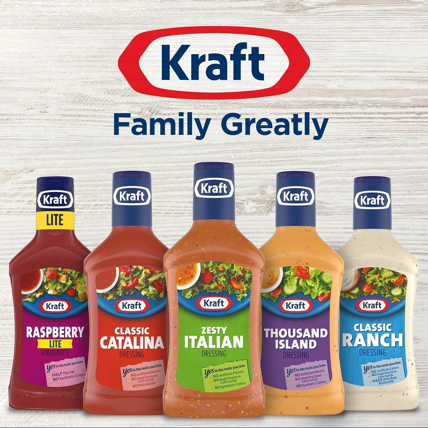 Kraft Zesty Italian Dressing – Crowd Pleasing BBQ Side for Backyard Family Cookouts