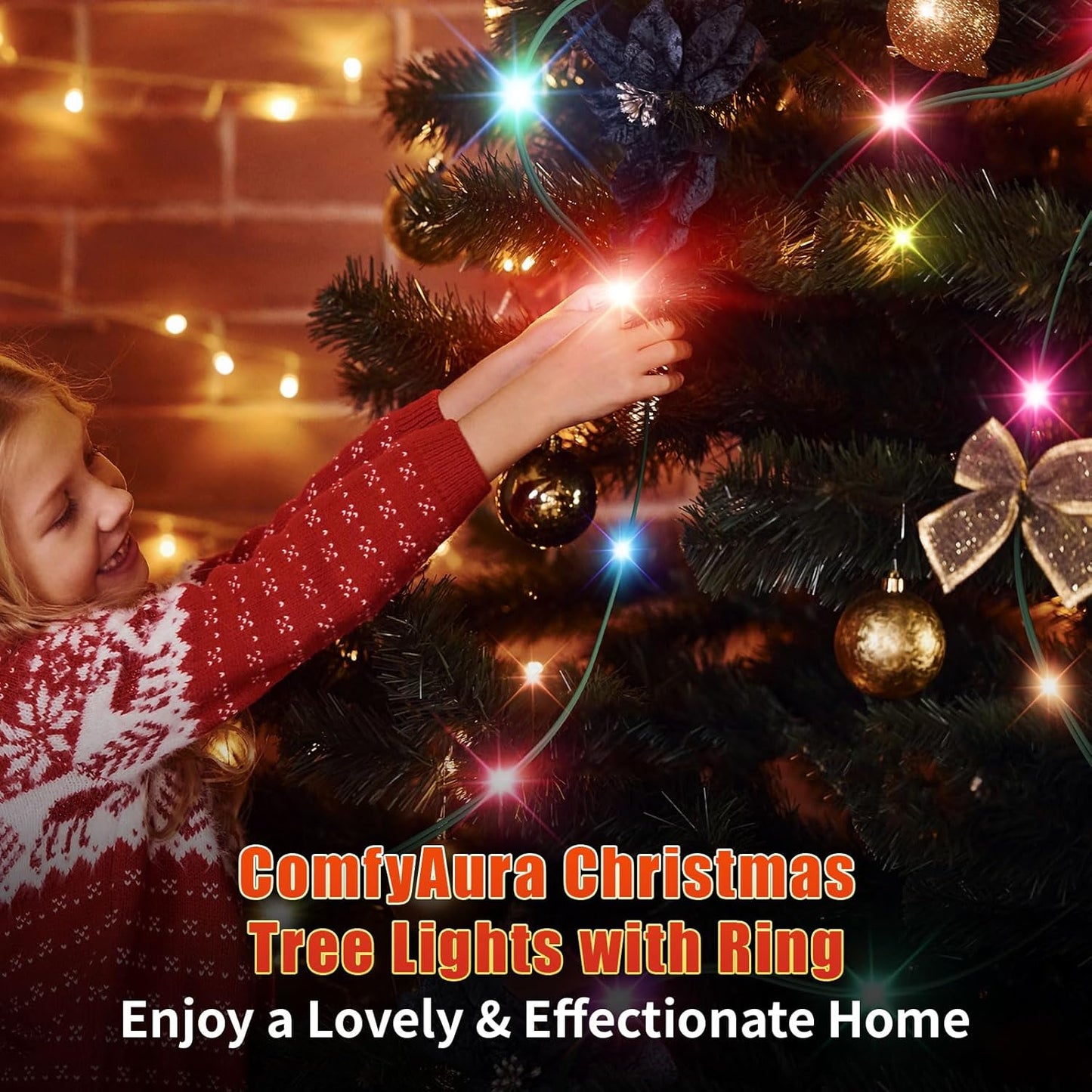 Kringle Bros All-Weather Holiday Lights – IP-Rated LED Tree Ring for Café, Hotel & Wedding Venue Displays