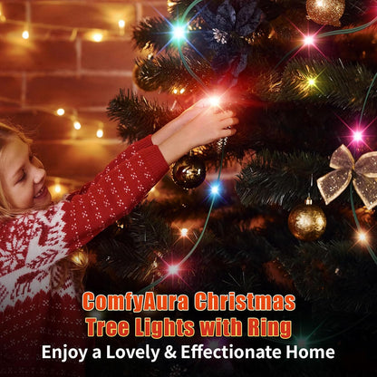 Kringle Bros All-Weather Holiday Lights – IP-Rated LED Tree Ring for Café, Hotel & Wedding Venue Displays