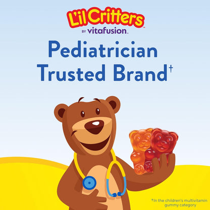 L'il Critters Gummy Vites – Toddler Vitamin for Ages 2 and Up, Gluten-Free with Vitamin C and D