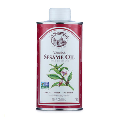 La Tourangelle Toasted Sesame Oil – Clean-Ingredient Finishing Oil for Mindful Home Cooking