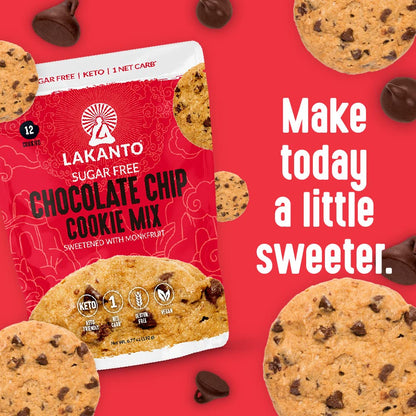 Lakanto Sugar Free Cookie Mix – Guilt Free Wellness Baking with Almond Flour and Monk Fruit