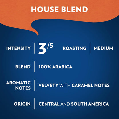 Lavazza House Blend Perfetto Whole Bean Coffee 12oz – Balanced Caramel-Note Coffee for Relaxed Breakfast Nooks, Italian Whole Bean Blend