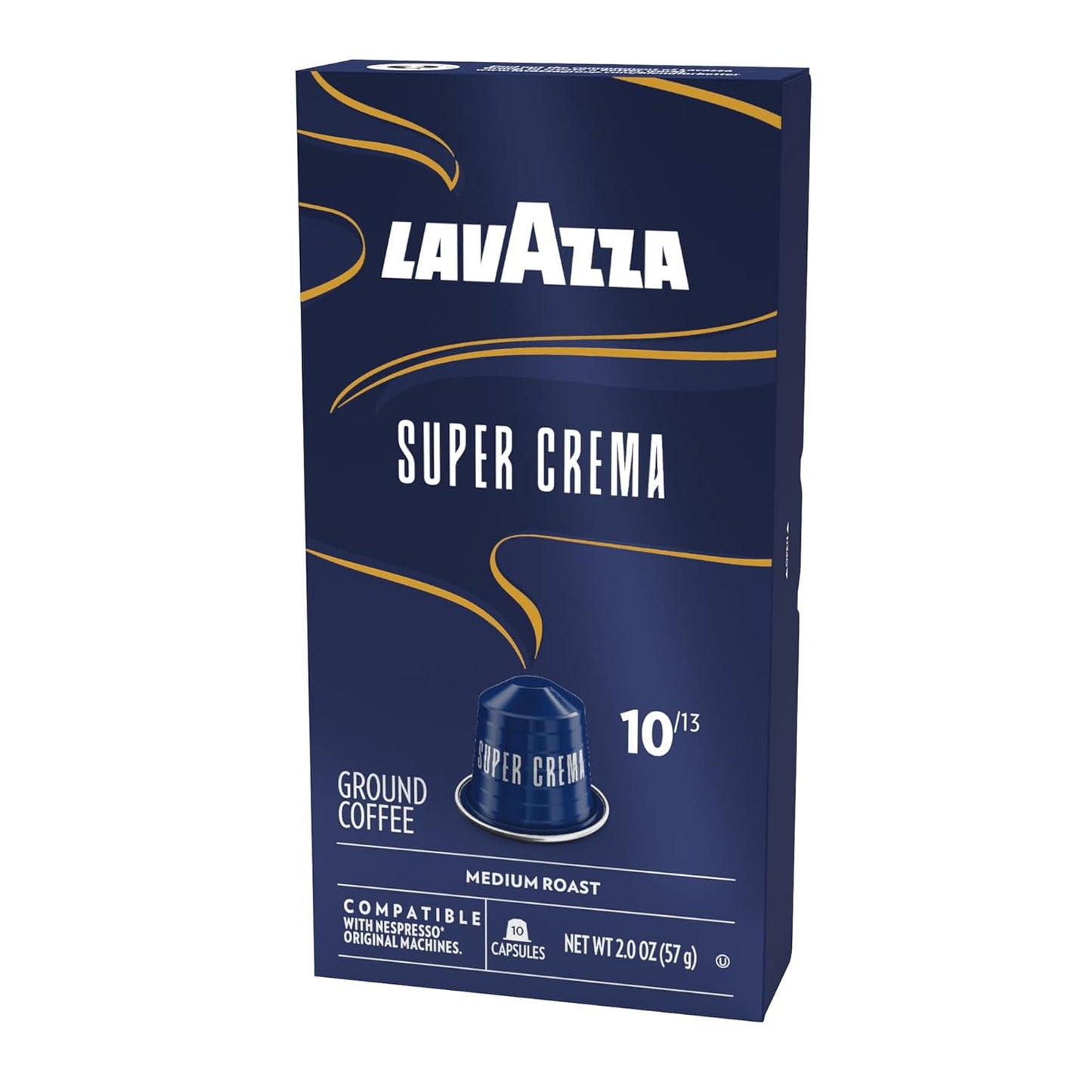 Lavazza Super Crema Aluminum Coffee Capsules – Balanced Espresso Shot to Start a Grounded Morning