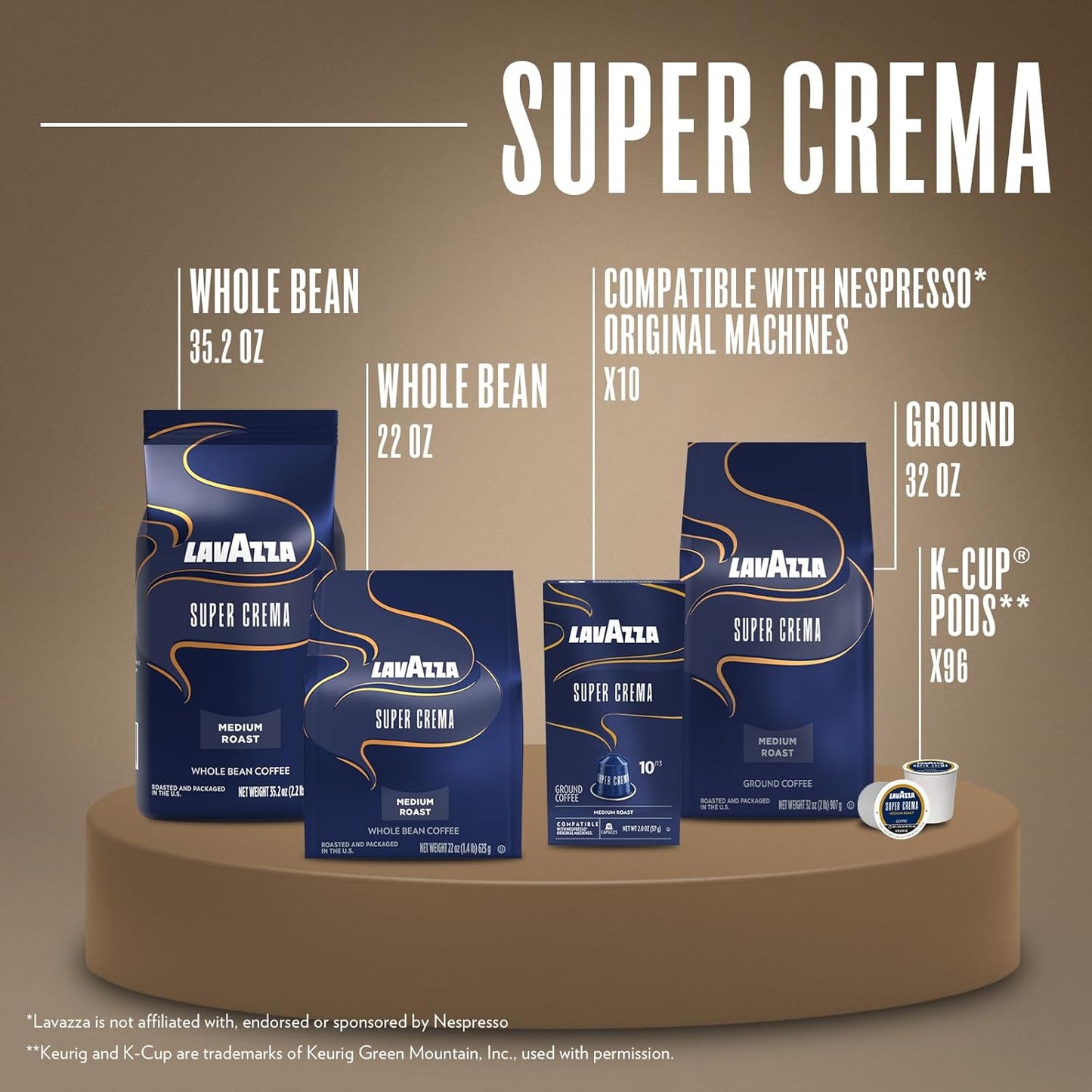 Lavazza Super Crema Aluminum Coffee Capsules – Balanced Espresso Shot to Start a Grounded Morning