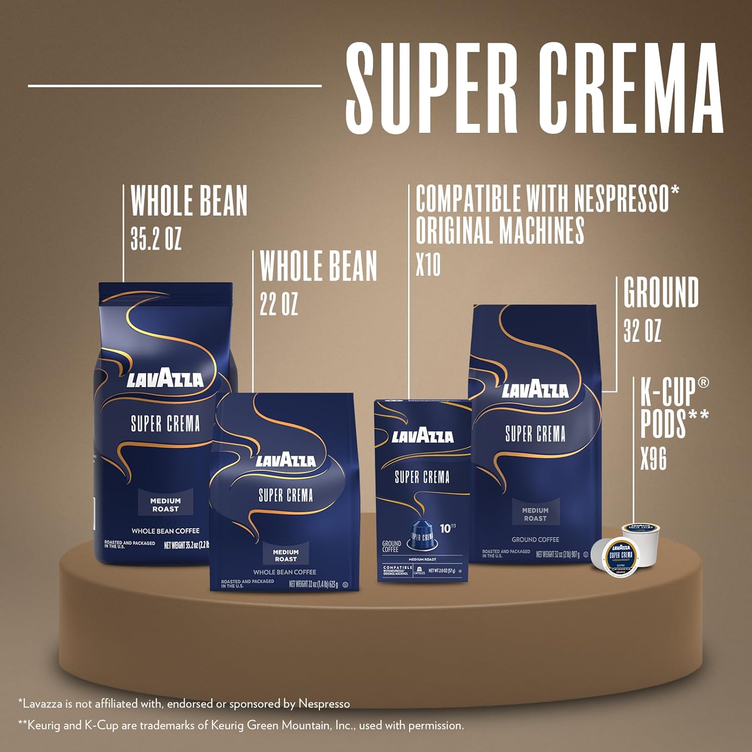 Lavazza Super Crema Aluminum Coffee Capsules – Balanced Espresso Shot to Start a Grounded Morning
