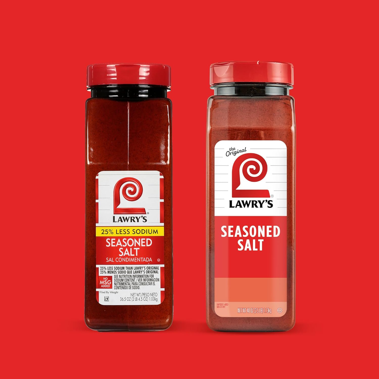 Lawry's 25% Less Sodium Seasoned Salt – High-Volume 6-Pack for Foodservice Pros, Batch Cooking and Busy Prep Days