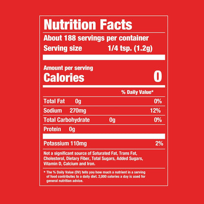 Lawry's 25% Less Sodium Seasoned Salt – Senior-Friendly Seasoning Blend for Low-Sodium Diets