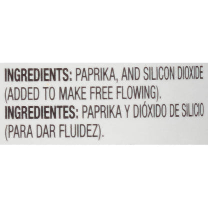 Lawry's Casero Paprika 1.87 oz – Clean-Ingredient Seasoning for Wellness-Focused Kitchens