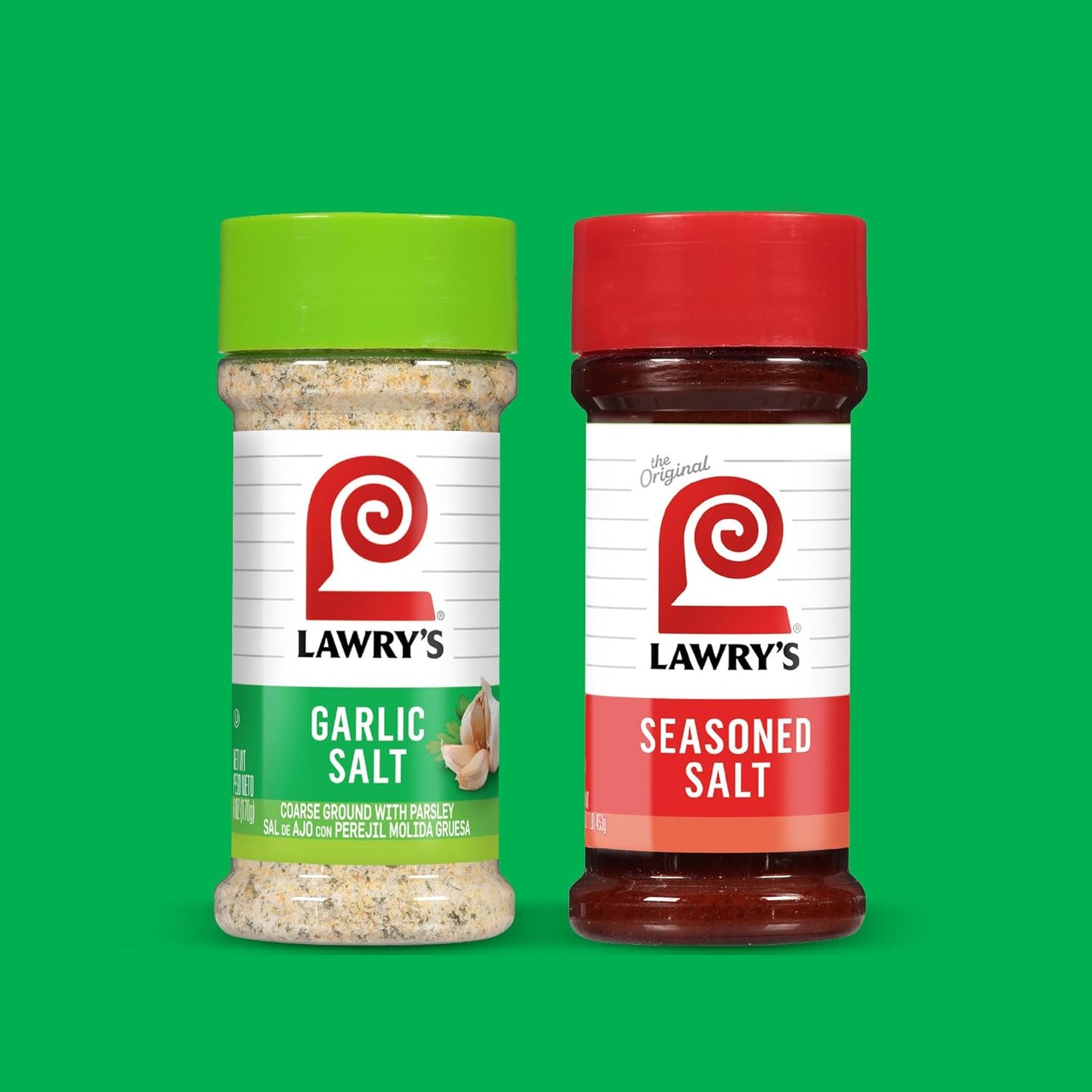 Lawry's Garlic Salt – Easy Table-Side Seasoning for Kid Snacks Like Eggs and Fries, 11 oz Shaker