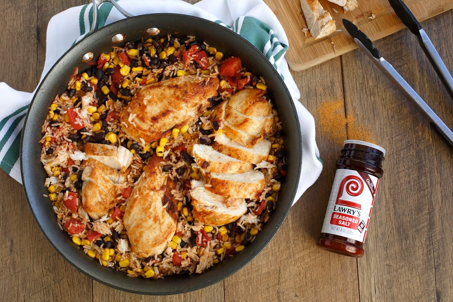 Lawry's Seasoned Salt – All-Purpose Outdoor Cooking Spice for Smokers and Open-Flame Grills