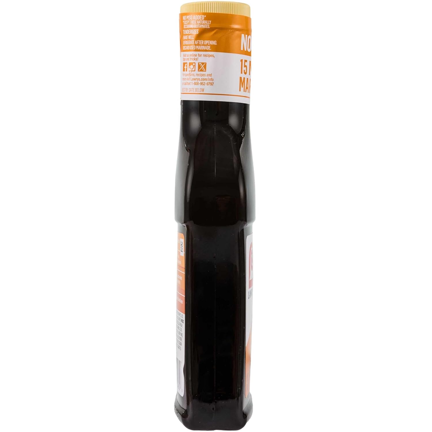Lawry's Teriyaki With Pineapple Juice Marinade – Camp Cookout Sauce for Kabobs, Burgers, and Grilled Fish, 12 fl oz