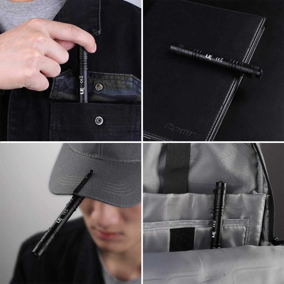 LE LED Pen Flashlight – Portable Pocket Beam for EMTs, ER Staff and IV Line Inspection