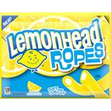 Lemonhead Ropes Soft Lemon Licorice Candy – Care Package Gift for College Students, 9 oz