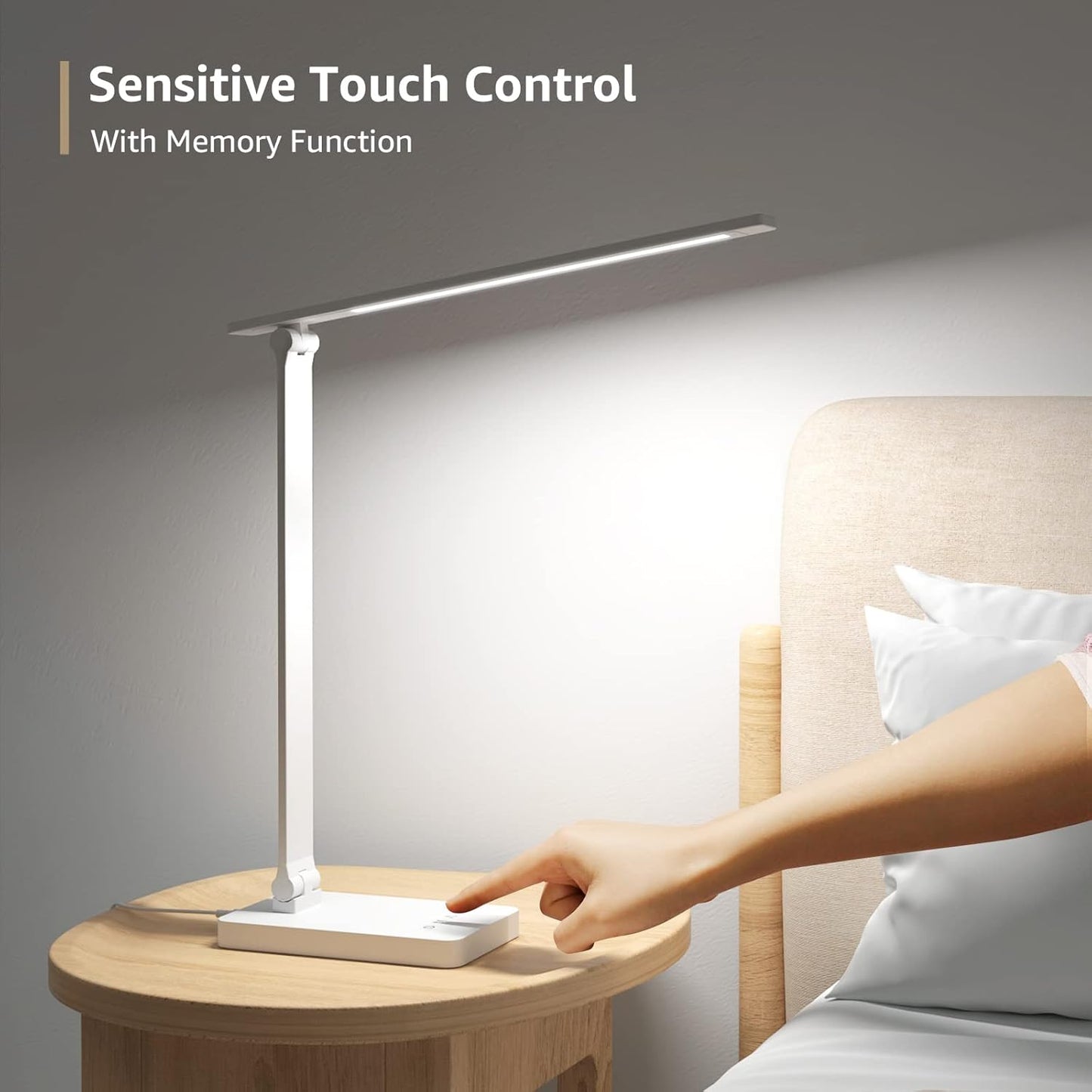 Lepro Dimmable LED Task Lamp – Holiday Gift for College Students, Remote Workers, and Avid Readers