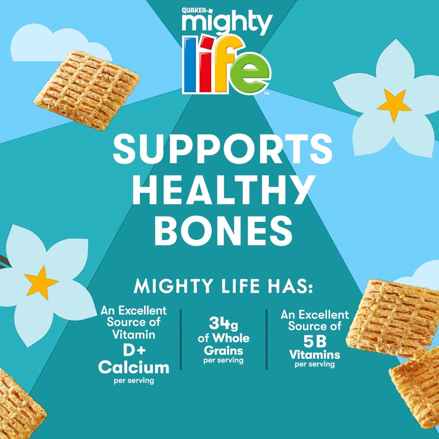 Life Cinnamon Cereal – Sweet cinnamon cereal little ones can enjoy with milk, no artificial preservatives, 22.3oz family box