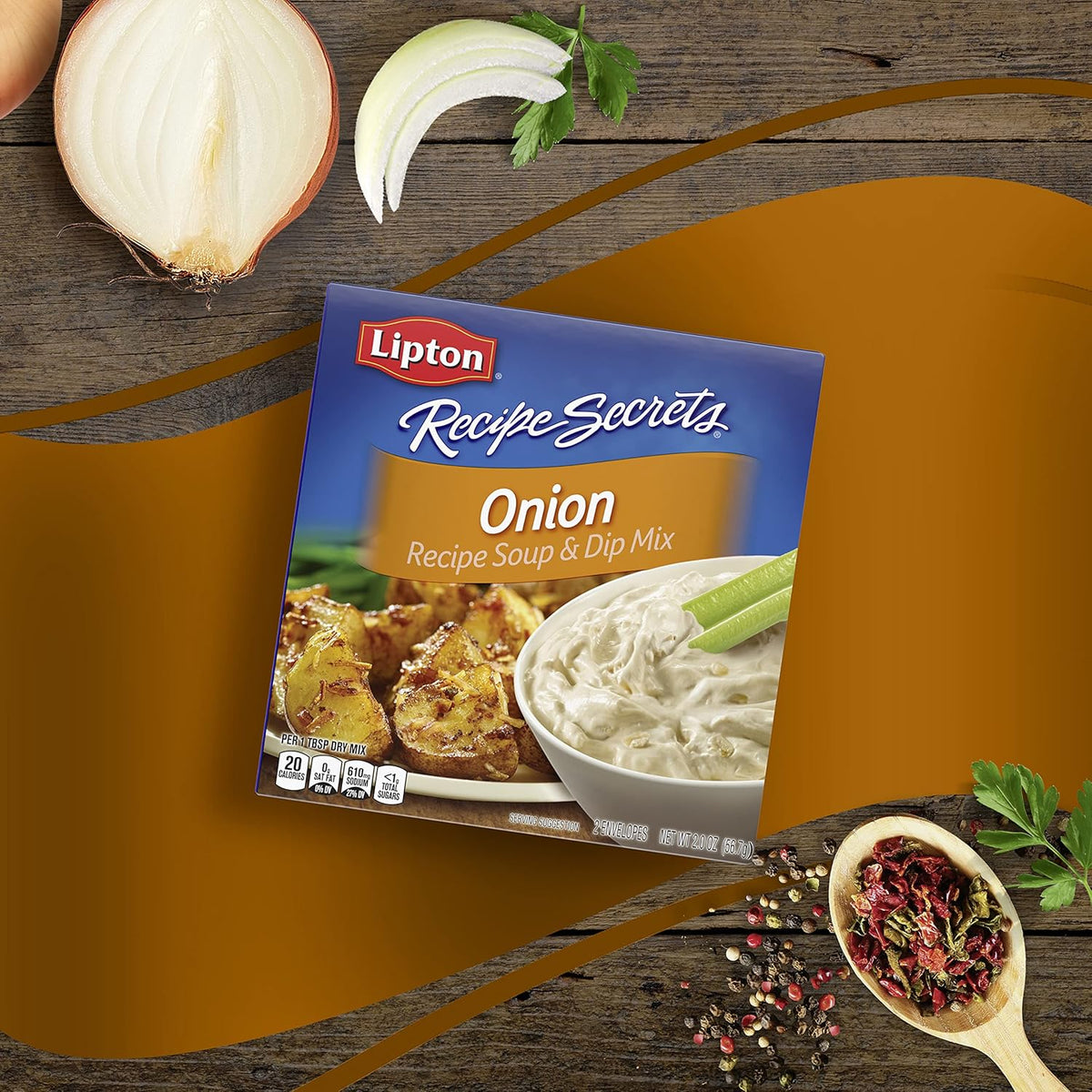 Lipton Recipe Secrets Onion Soup and Dip Mix – Ready-to-Give Bridal Shower Gift for Couples Building a Kitchen