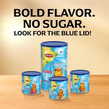 Lipton Zero Sugar Peach Tea Powder – Healthy Iced Tea Alternative for Weight Management and Keto Lifestyles