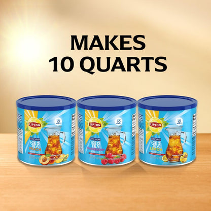 Lipton Zero Sugar Peach Tea Powder – Healthy Iced Tea Alternative for Weight Management and Keto Lifestyles