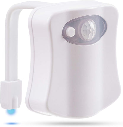 LooLume Motion Activated Toilet Light – Modern Bathroom Decor Piece with Multi Color LED Glow