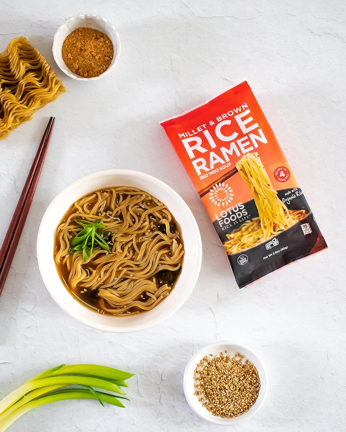 Lotus Foods Gluten-Free Miso Ramen Mix – Soothing Organic Broth for Mindful Eating Rituals and Restorative Lunches
