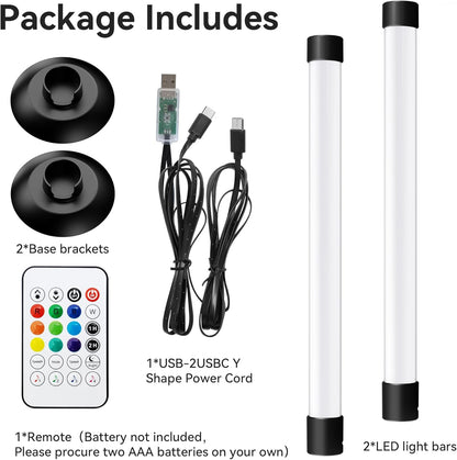 LotusLamp X RGB Light Bar – Self Care Night Ritual Light, Music Sync Calm Lighting for Bath and Bed