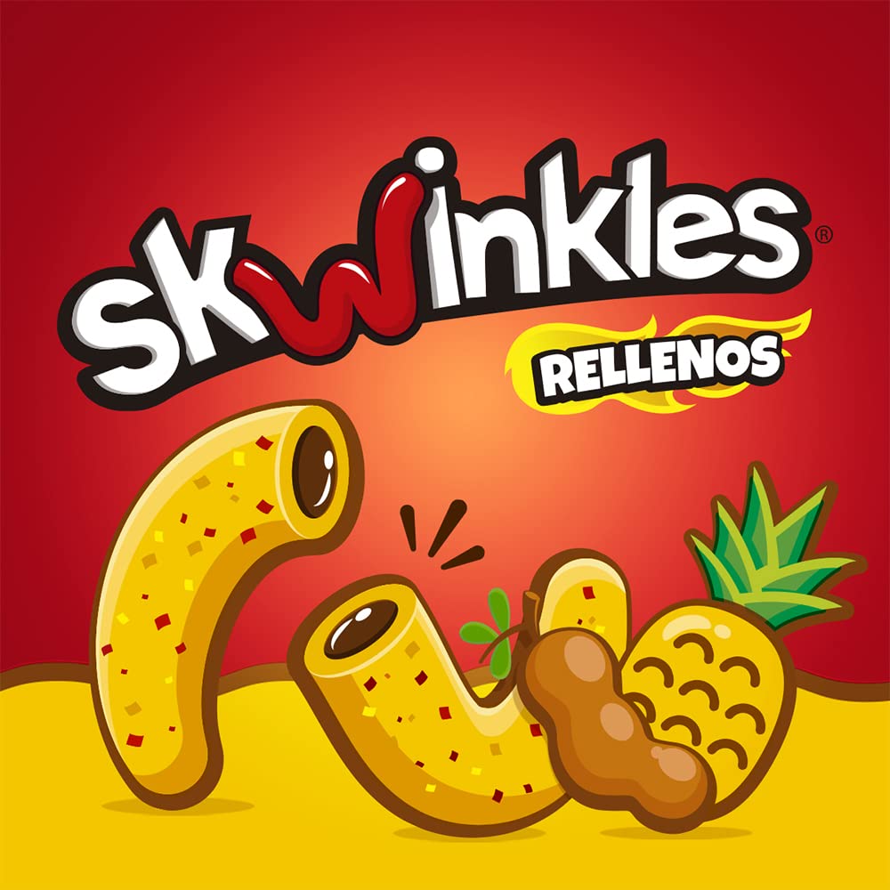 Lucas Skwinkles Tamarind Candy Straws – Soft Chewy Treat for Kids' Party Favors and Treat Bags