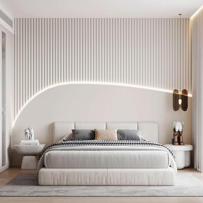 Lumichoice AuraGlow Tape Lights – Uncluttered Bedroom Ambient Strip, Neutral Cool White 6500K for Less Is More Decor