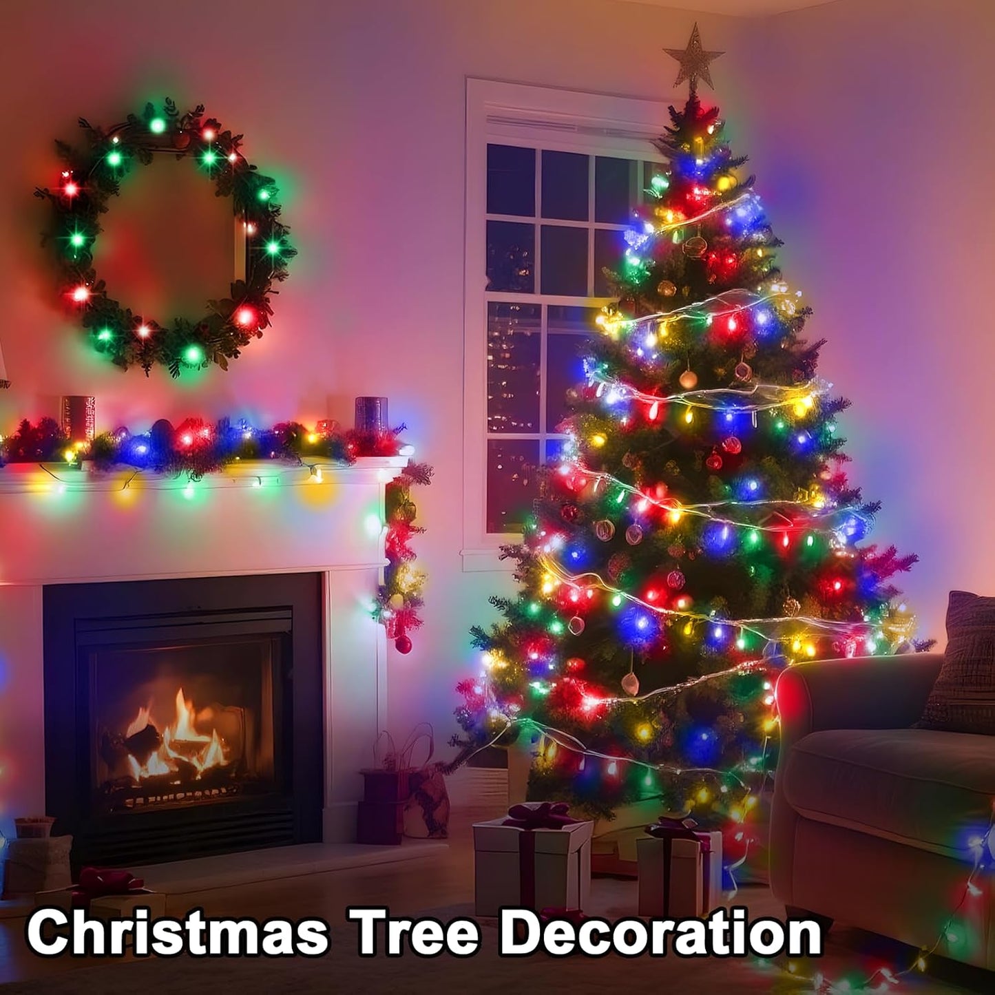 Lumify 1000 LED Fairy Lights – Auto-Timer Safe Lighting for Playroom, Classroom, and Dorm