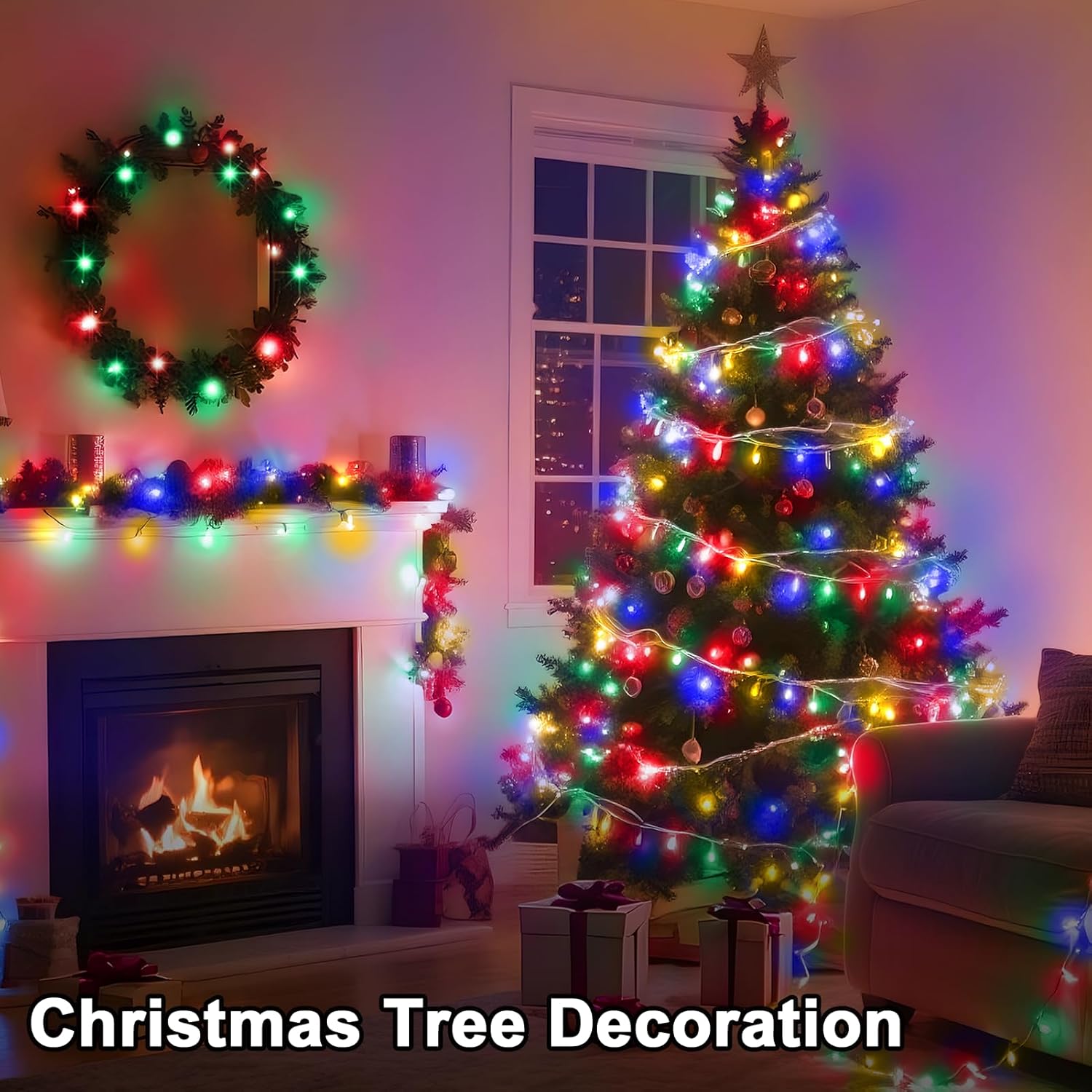 Lumify 1000 LED Fairy Lights – Auto-Timer Safe Lighting for Playroom, Classroom, and Dorm
