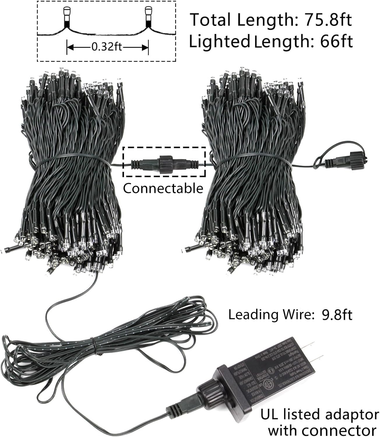Lumify 6-Hour Auto Timer 200 LED Fairy Lights – Flameless Worry-Free Nursery and Playroom Ambient Lighting